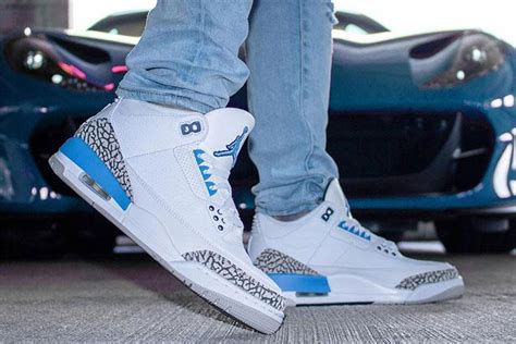 On-Foot: Air Jordan 3 ‘UNC’ - Releases