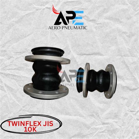 Jual Rubber Flexible Joint Twinflex TOZEN Type JIS 10K Size 6 Inch