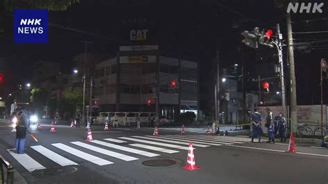 車いすに乗った女性が大型トラックにはねられ死亡 東京 墨田区 News Wacoca Japan People Life Style