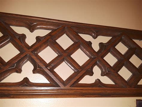 Two Fancy Woodwork Panels Now Window Treatments Collectors Weekly