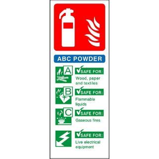 Kpcm Fire Extinguisher Abc Powder Sign Made In The Uk