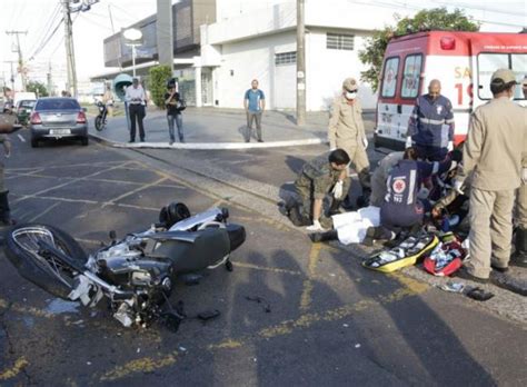 Motociclista Que Sofreu Parada Card Aca Ap S Acidente Morre Ao Chegar