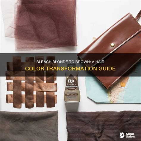 Bleach Blonde To Brown A Hair Color Transformation Guide ShunSalon