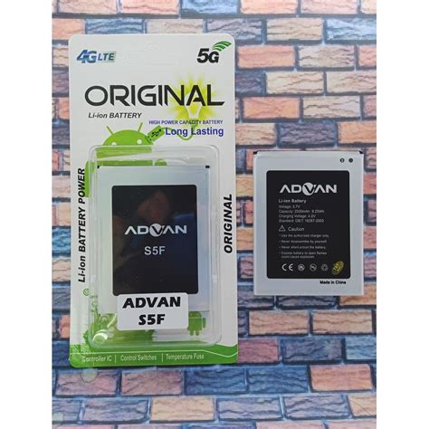 Jual BATERAI ORIGINAL BATTERY ADVAN S5F S5G Shopee Indonesia