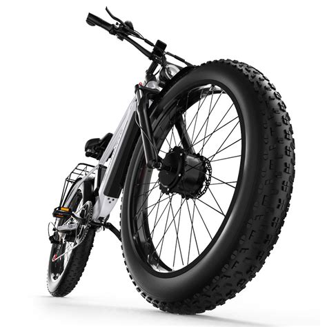 DUOTTS F26 Electric Bike 26 Inch 55Km H 20Ah 750W 2 Dual Motors Silver