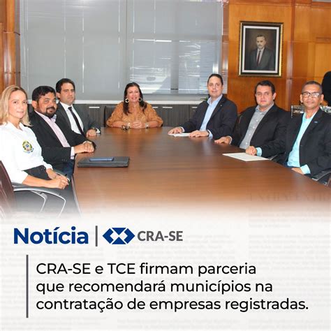 CRA SE e TCE firmam parceria que recomendará municípios na contratação