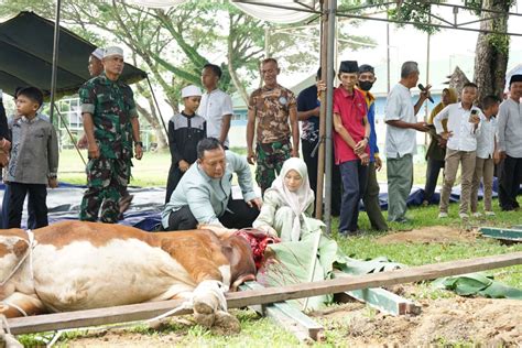 Dandim Oki Moment Idul Adha Hijriah Sarat Makna Dan Hikmah