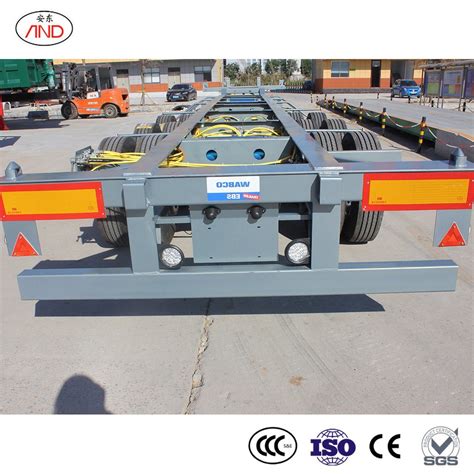 Andong Flatbed Container Semi Trailer China Dump Truck Trailer