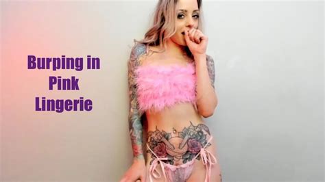 Burping In Pink Lingerie Astridluxe Clips4Sale