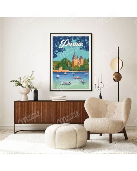 Affiche PORNIC Marcel Travel Posters Taille 30 X 40 Cm