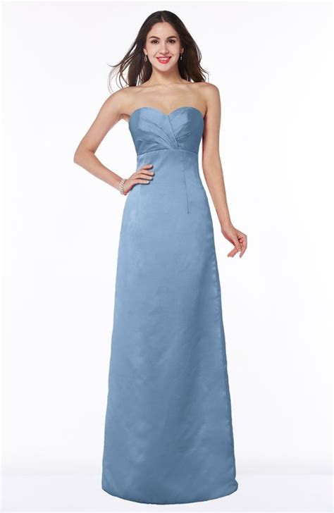 Colsbm Hilary Faded Denim Bridesmaid Dresses Colorsbridesmaid