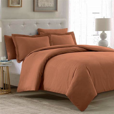 Mellanni Duvet Cover Set Iconic Collection Double Brushed Microfiber 5