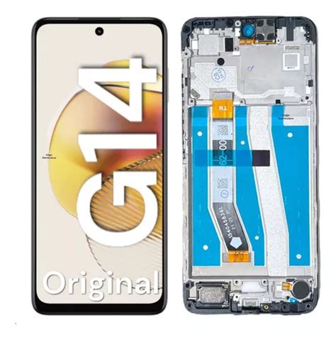 Tela Frontal Display Para Moto G14 Original Aro Xt2341