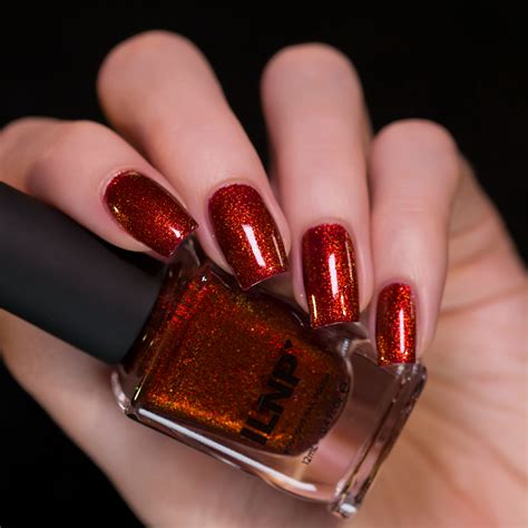 Ilnp Penny Red Copper Shimmer Nail Polish