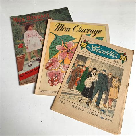 Gorgeous vintage French magazines | Etsy