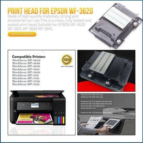 Cheap Pdtoweb New Printer Print Head For EPSON WF 7610 7620 7621 3620