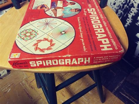 Spirograph Original Box Nearly Complete Missing Wheels Broken