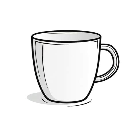 Cartoon Cup Outline, Coffee, Design, Beverage PNG Transparent Image and Clipart for Free Download