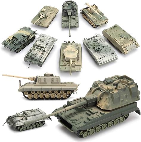 Viikondo Toy Tank Model Kit Military Vehicle Scale Pcs Wwii