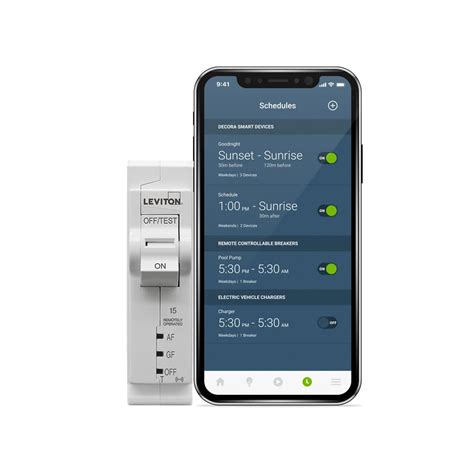 Leviton Lb Dst Nd Gen Smart Circuit Breaker With Remote Control