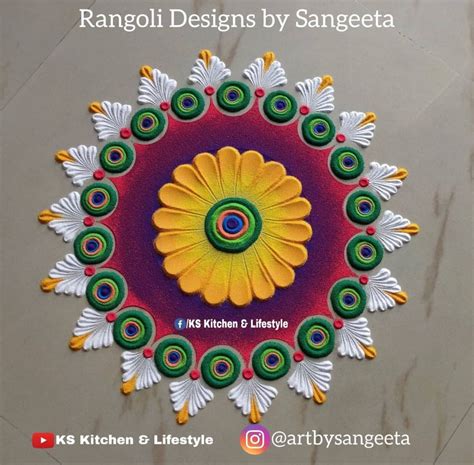 Rangoli Easy Rangoli Designs Easy Rangoli Designs Diwali Free Hand Rangoli Design