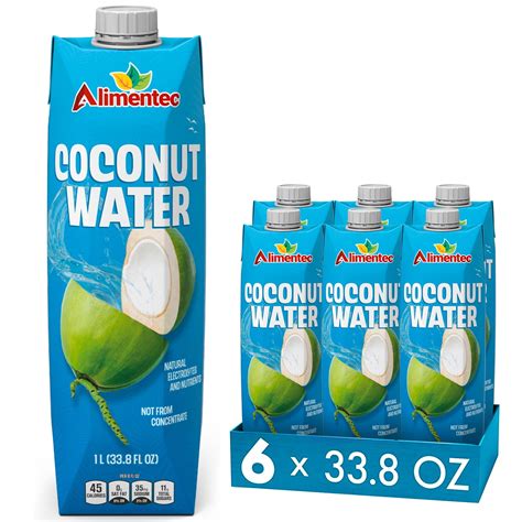 Alimentec Coconut Water, Refreshing Taste | Natural Electrolytes | Many ...