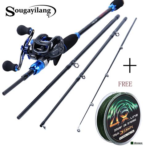 Sougayilang M Olta Kam Ve Baitcasting Reel Combo Karbon