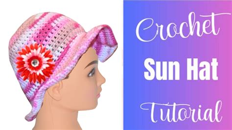 Crochet Sun Hat Pattern Tutorial Stay Cool With Sunny Stitches Amys Diy Frugal Life