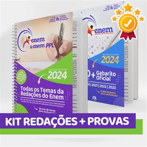 Apostilas Para O Enem - KIT Apostilas ENEM 2024 | ENEM 5 ANOS de prova + Apostila REDAÇÕES ENEM ...