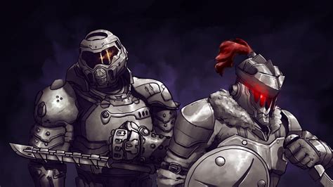 Artstation Doom Guy And Goblin Slayer