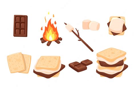 Smores Backgrounds Clip Art Library