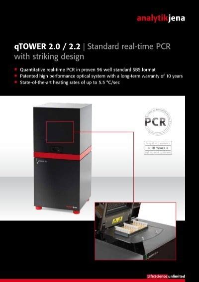 Qtower Standard Real Time Pcr With Analytik Jena Ag