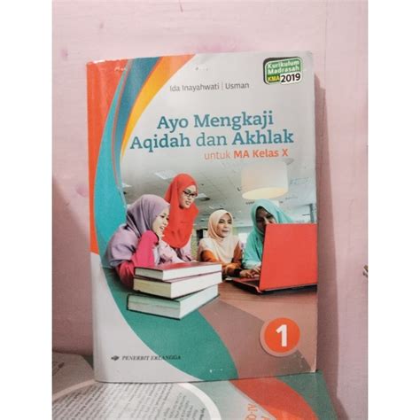 Jual Buku Akidah Ahklak Ayo Mengkaji Aqidah Dan Akhlak Kelas X Ma