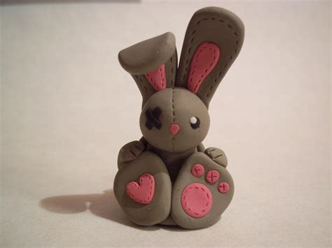 Clay Bunny Charm By Jelloopie22 On Deviantart