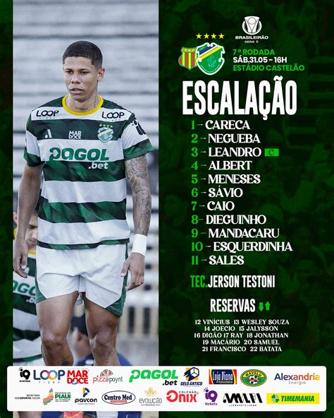 Estatísticas De Associação Atlética De Altos X Sampaio Corrêa - Associação Atlética de Altos (@altosoficial) • Instagram photos and videos