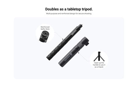 INSTA360 Bullet Time Bundle Versatile Tripod And Selfie Stick