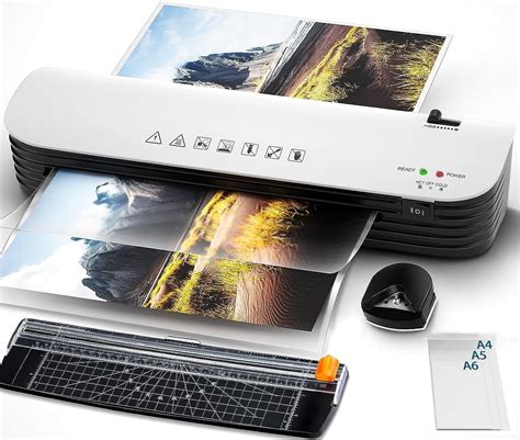 Laminator, Boriyuan A4 Laminator Machine, 9 inch Portable Thermal ...