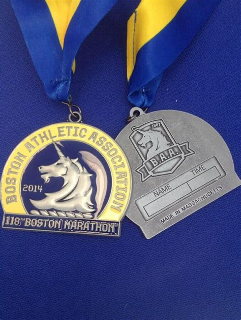 118th Boston Marathon Finishers Medal Medallas