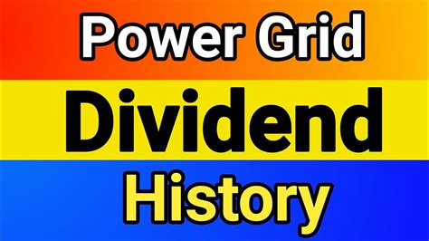 Power Grid Dividend History Powergrid Dividend 2023 Power Grid