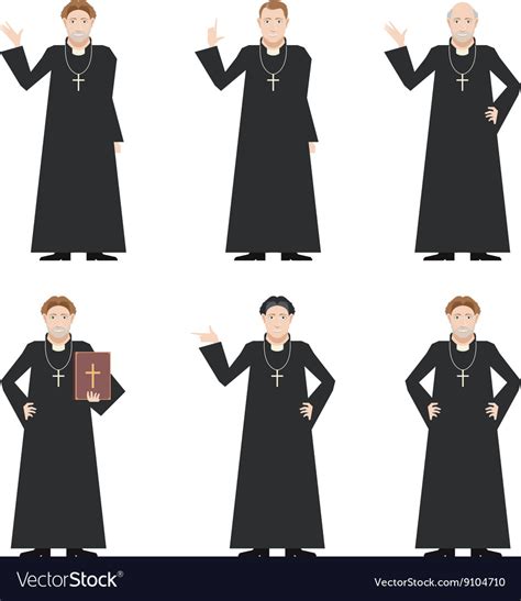 Cardinal Catholic Priest Royalty Free Vector Image