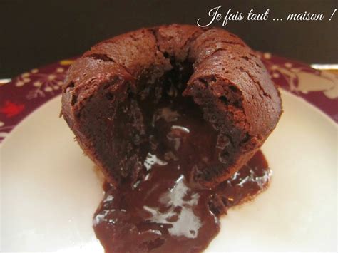 Je Fais Tout Maison Fondant Au Chocolat Cœur Coulant