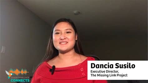 CharityVillage Connects Full Interview With Dancia Susilo From The