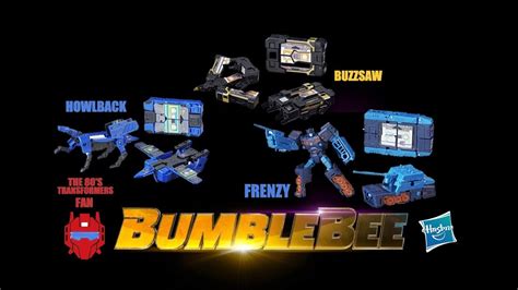 Tansformers Bumblebee Movie Cassettes Buzzsaw Frenzy And Howlback