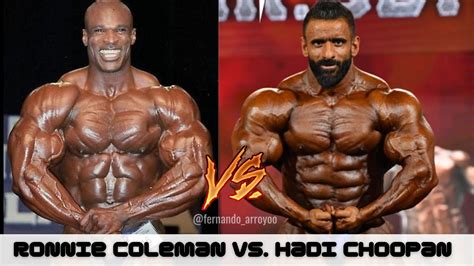 1998 Ronnie Coleman Vs 2022 Hadi Choopan YouTube