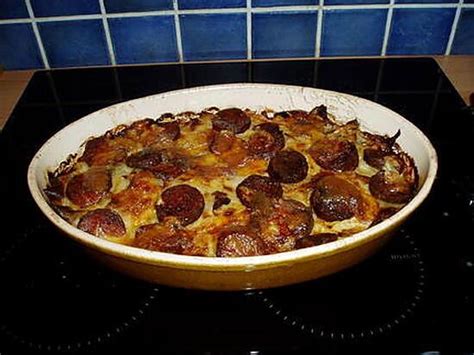 Recette De Gratin De Pommes De Terre A La Saucisse De Morteau Et