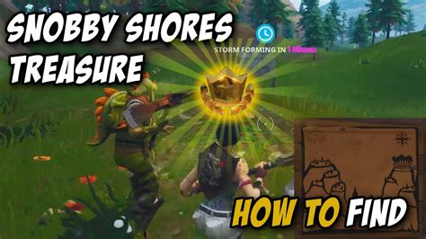 Snobby Shores Treasure Location How To Find Fortnite BR YouTube