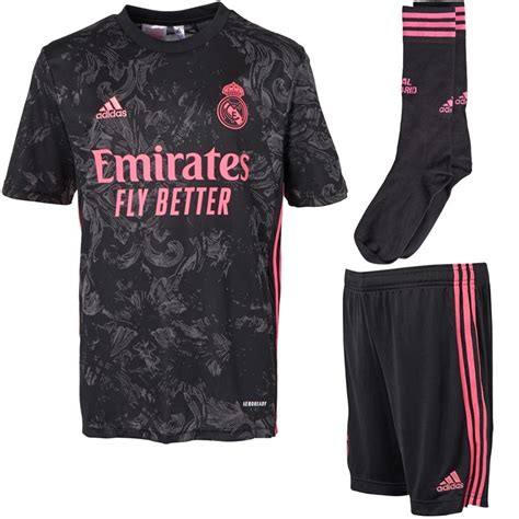 Buy Adidas Junior Rmcf Real Madrid Third Kit Black