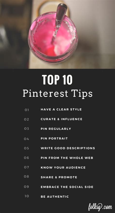 Top 10 Tips For Pinterest