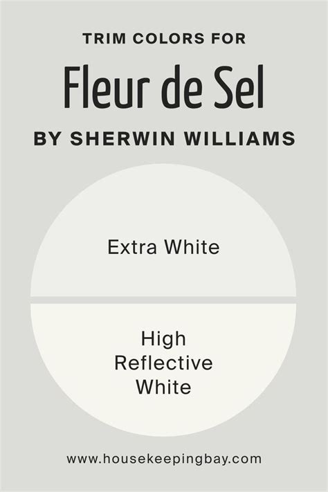 Trim Colors For Fleur De Sel SW 7666 By Sherwin Williams Sherwin