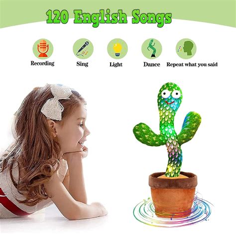 Buy M Mitlink The Dancing Cactus Repeats What You Say Electronic Plush